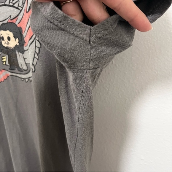 GAME OF THRONES X Funko Jon Snow Dragon Baby Tee Size Medium - Picture 5 of 6
